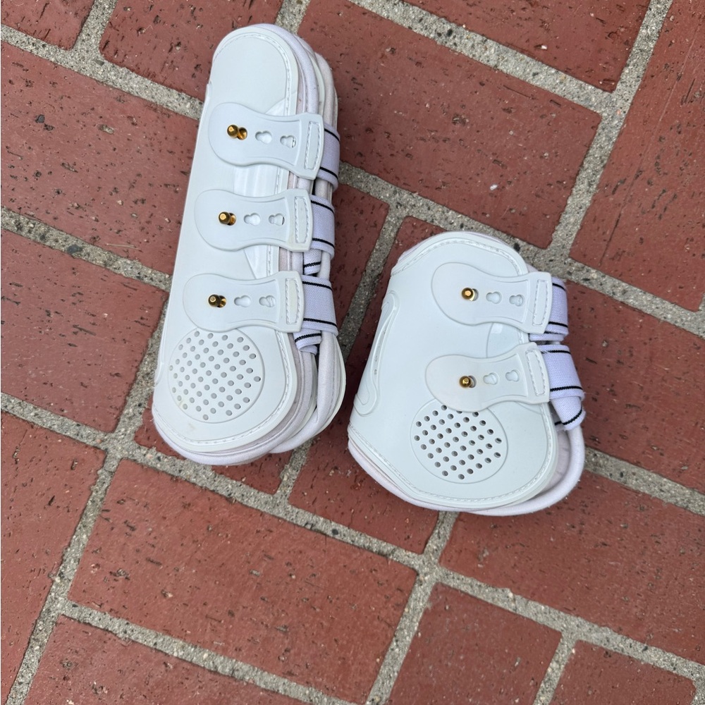 No brand open front jump boots